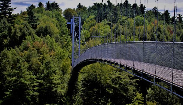 Coaticook Gorge Suspension bridge